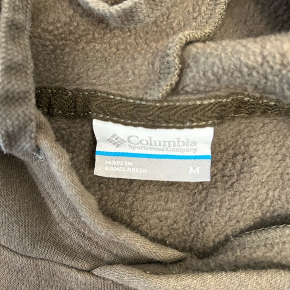 Columbia Green Hoodie with Yellow Logo (Men’s Medium) - Picture 3 of 7